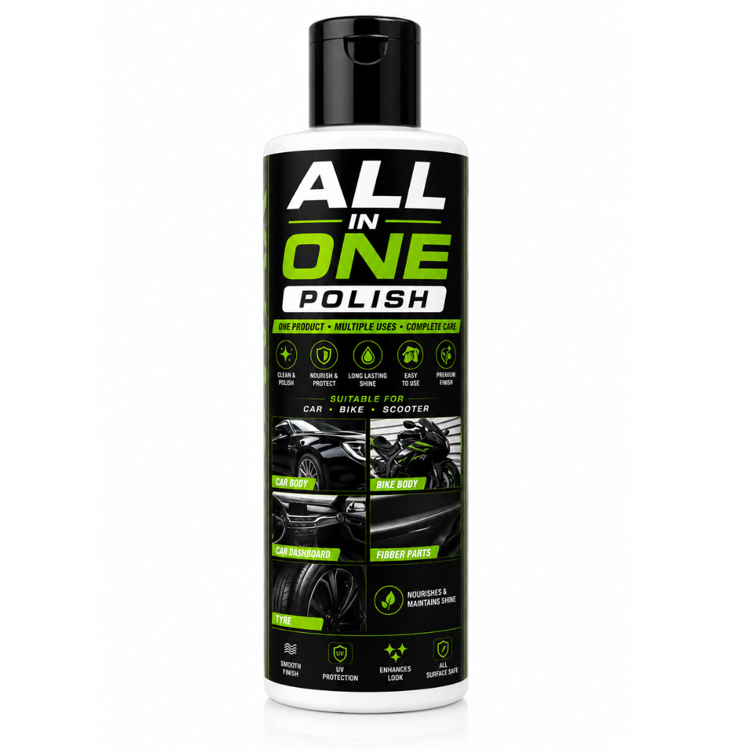 TRUE WAX ALL IN ONE POLISH  Multi Purpose Polish – Premium Shine & Protection for Cars & Bikes | 200 ml